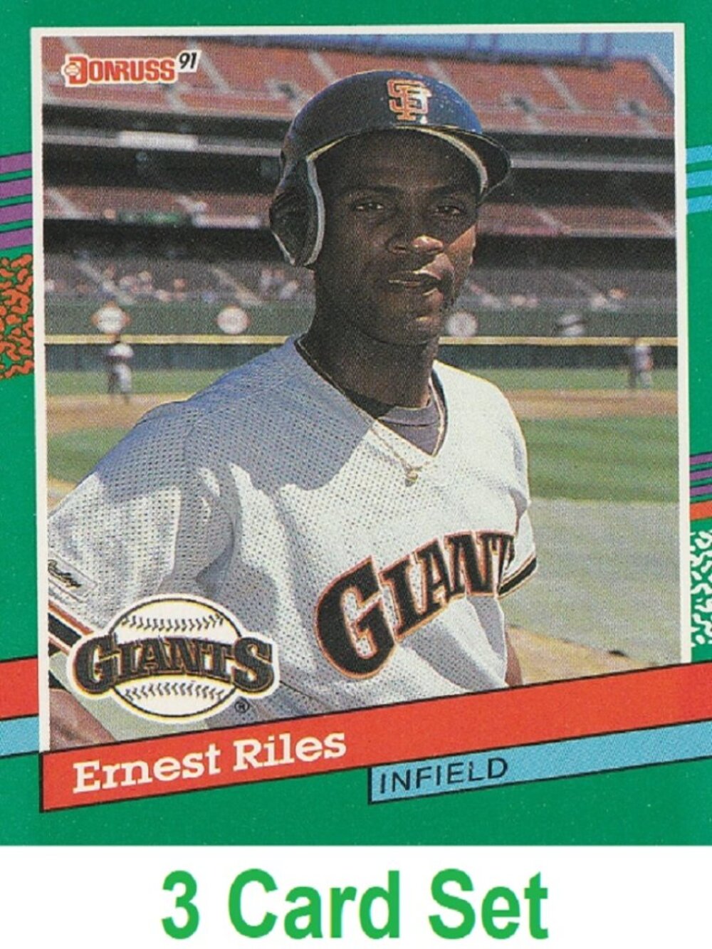 Ernest Riles Baseball Card Collection